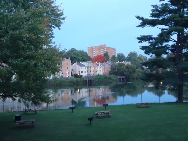 Lake View of Early Fall from 7505 Democracy Blvd